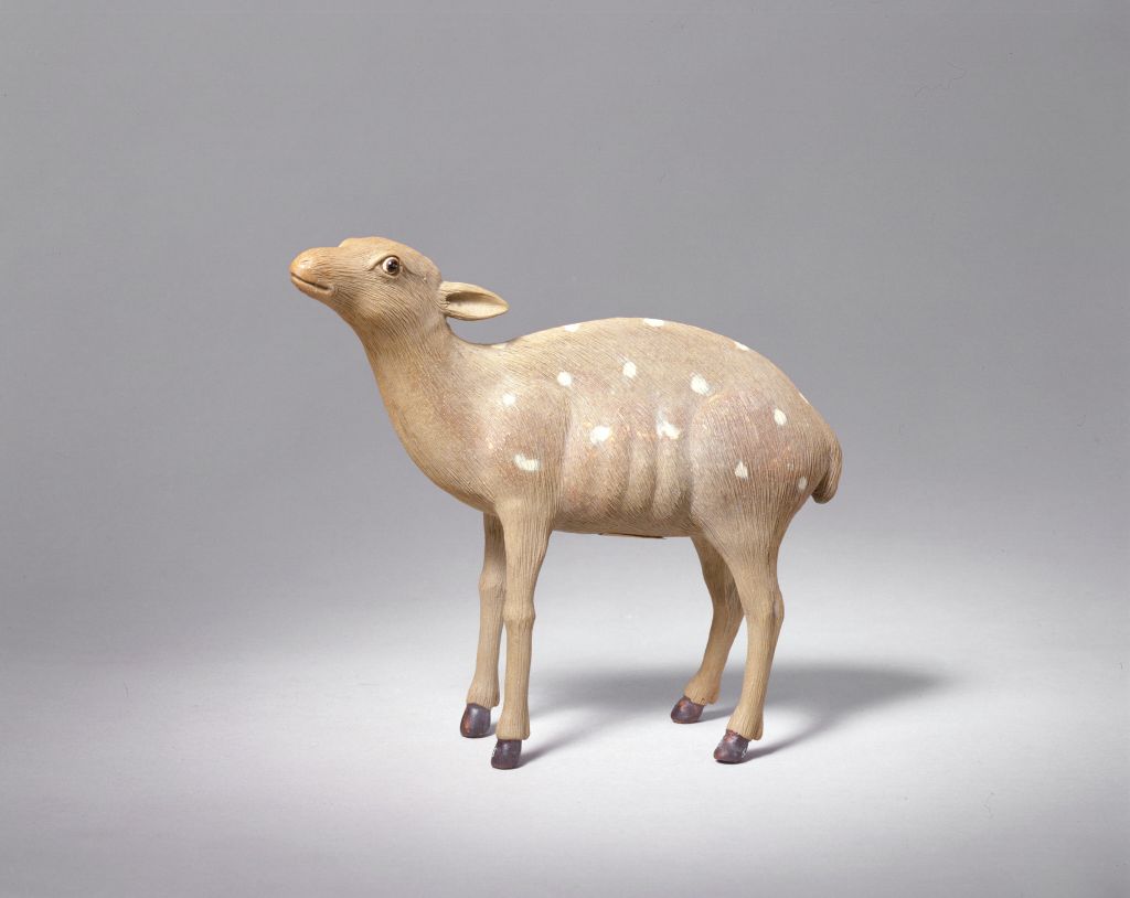 图片[1]-Yixing kiln purple sand sika deer-China Archive